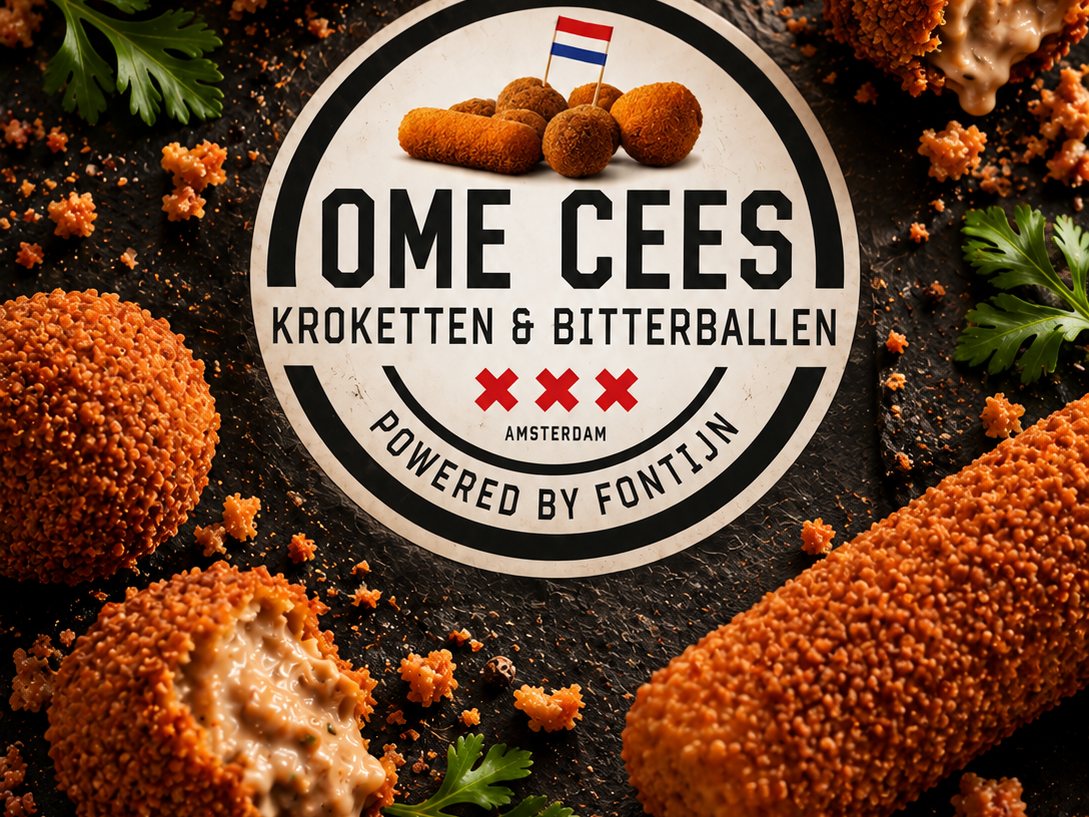 Ome Cees kroketten en bitterballen